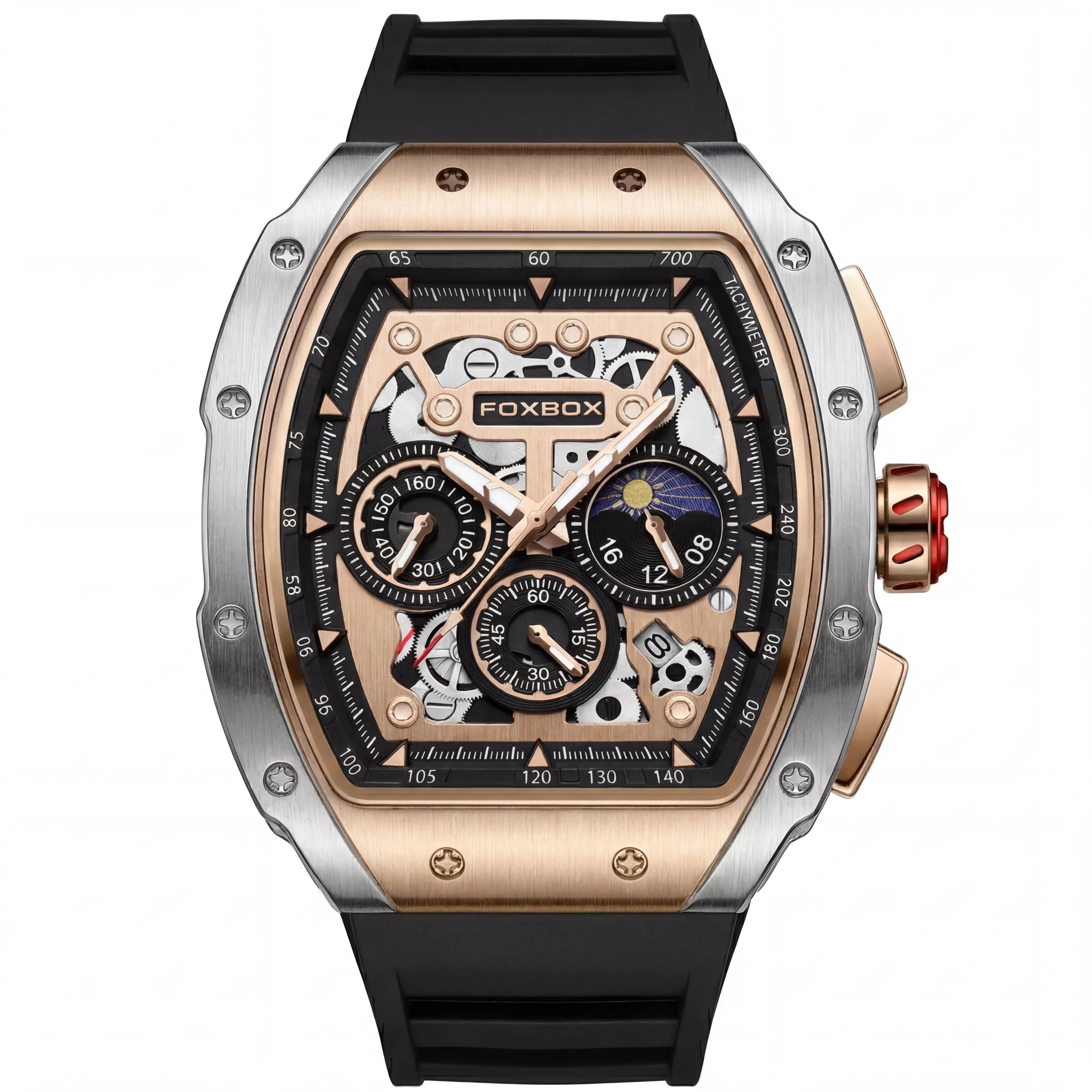 Raxton Eclipse Dusk | Rose Gold Moon Skeleton