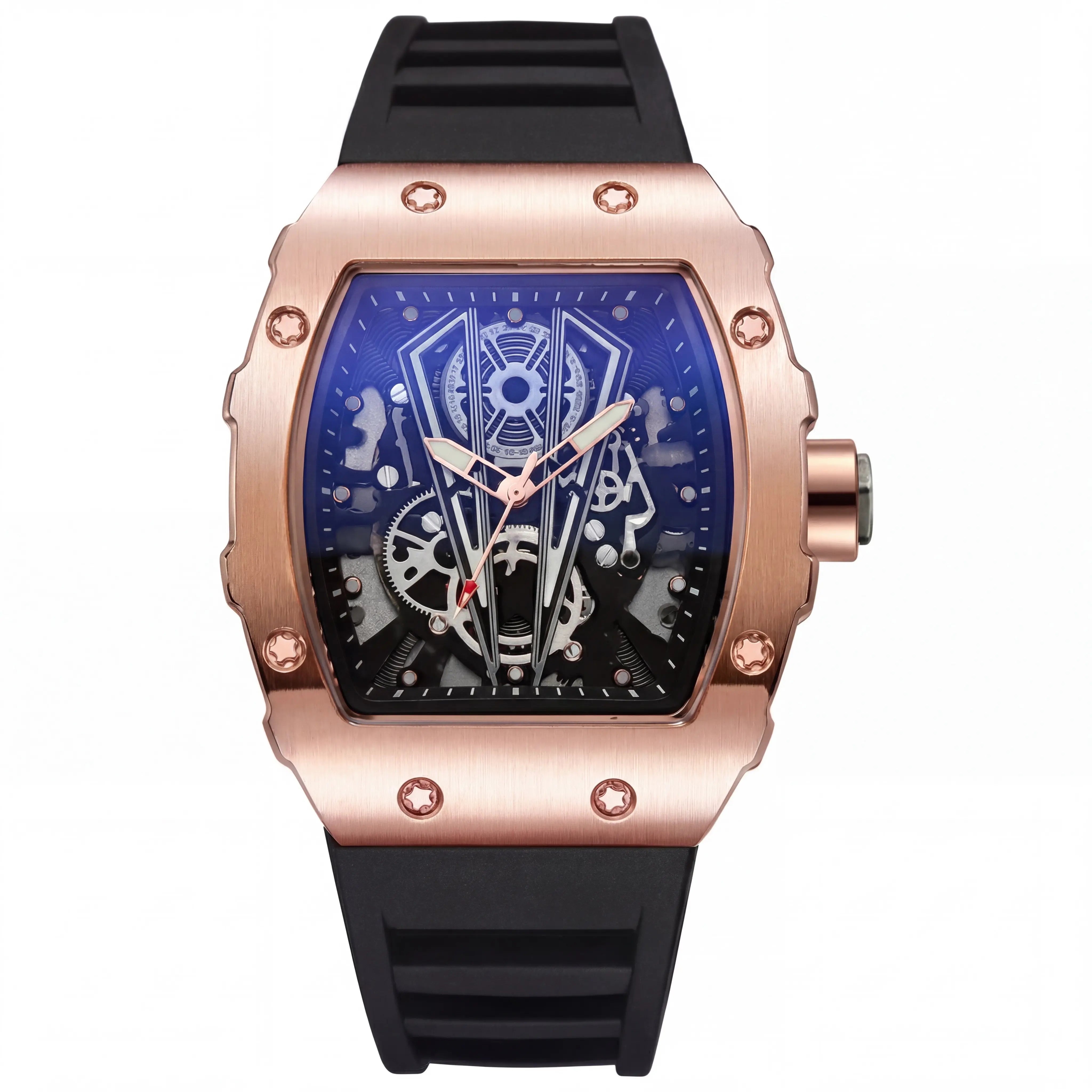 Raxton Apex Noir | Rose Gold Blue Core