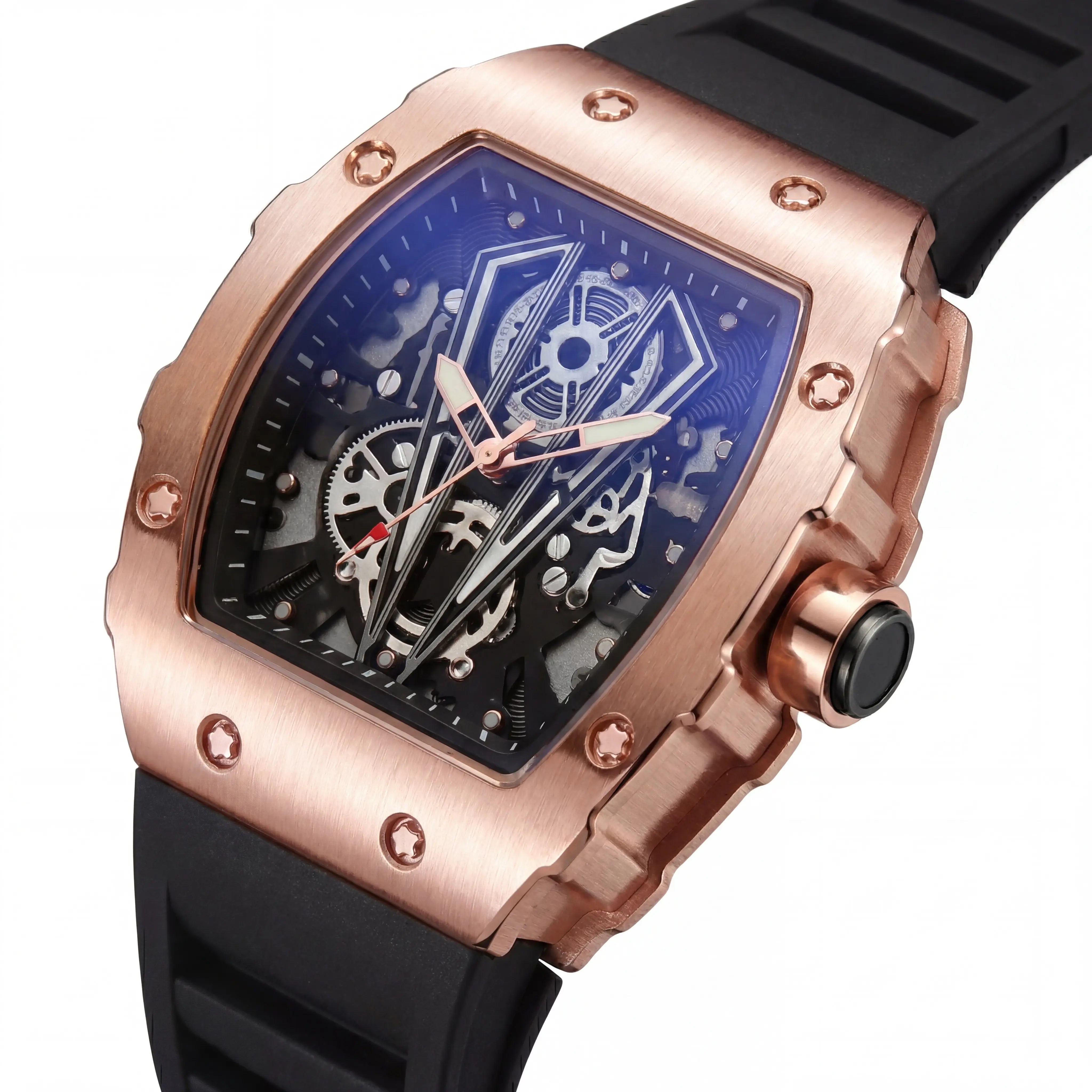 Raxton Apex Noir | Rose Gold Blue Core