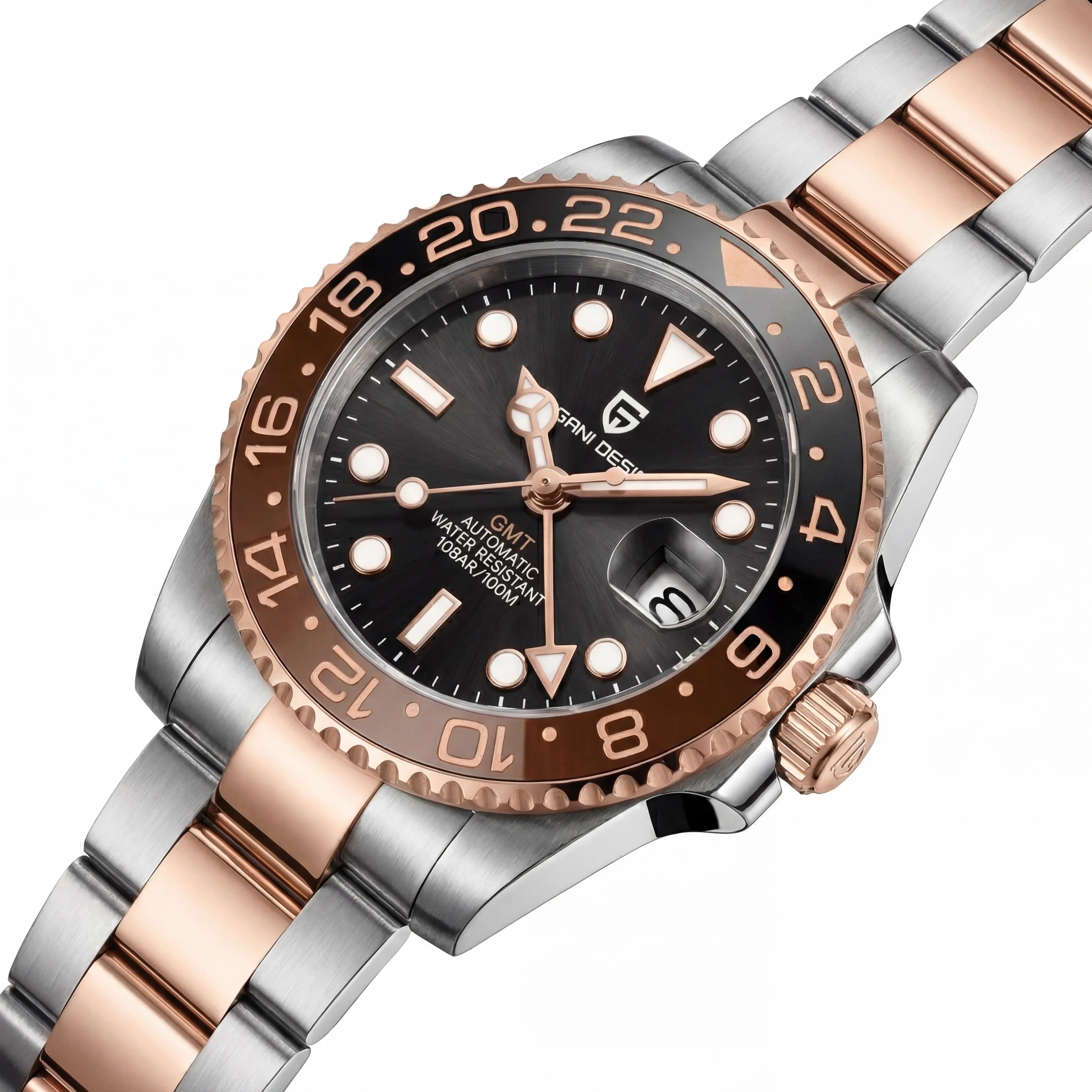 Raxton GMT Sovereign | Root Beer Two-Tone