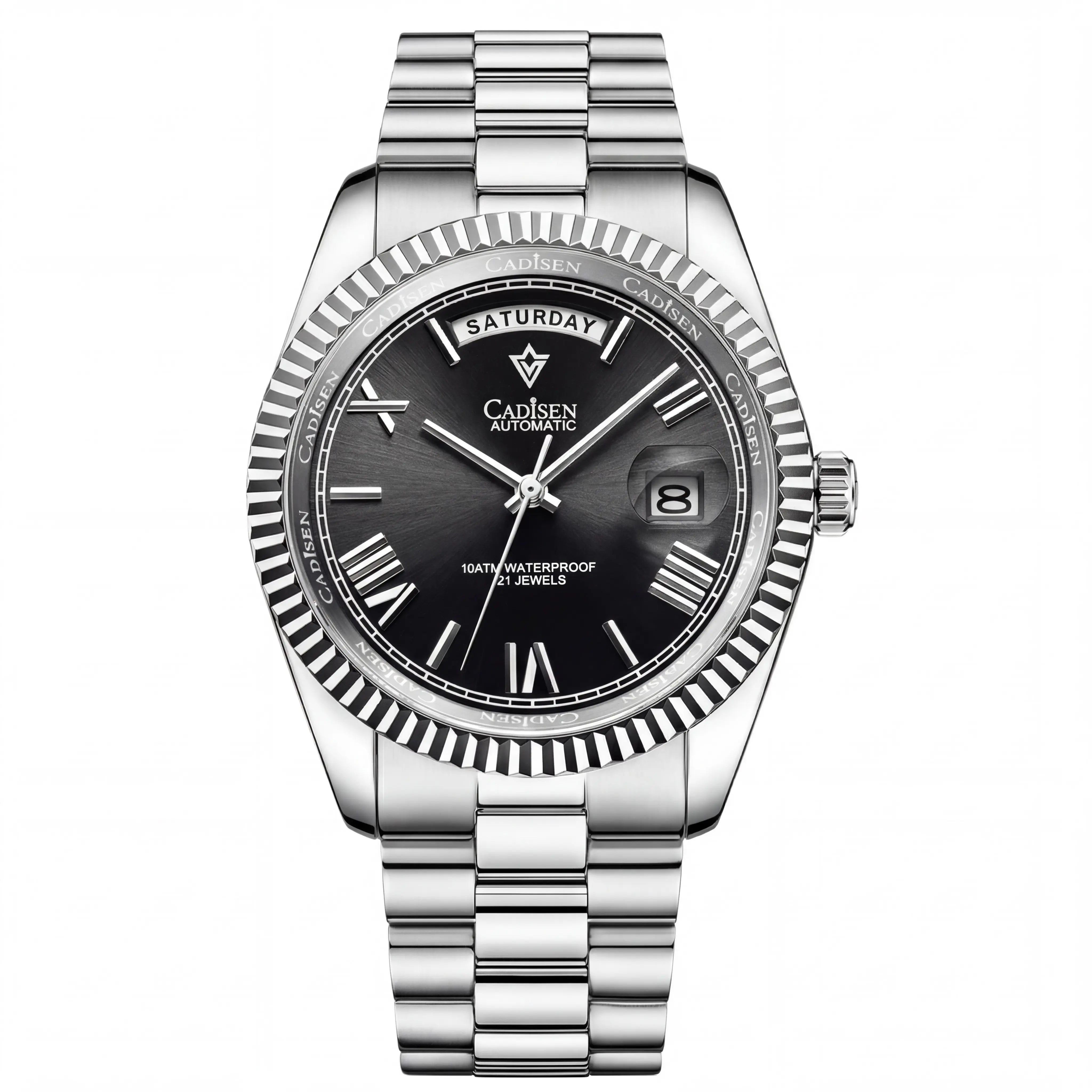 Raxton Grand Sovereign | Silver Fluted Onyx